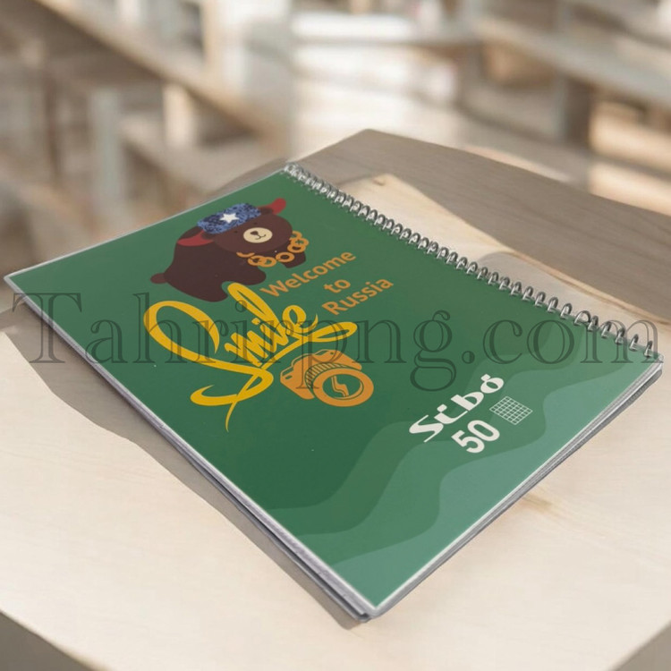 دفتر شطرنجی درشت ۵۰ برگ سیبو