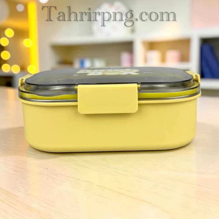 ظرف غذای استیل ۲ خانه ۴ قفل ۹۰۰ میل