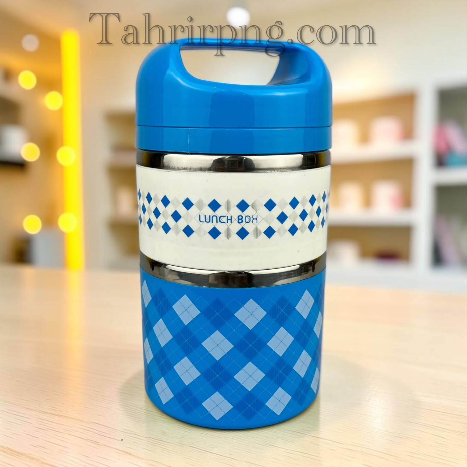 ظرف غذا گرد ۳ طبقه استیل ۹۳۰ میل