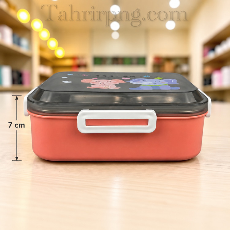 ظرف غذا استیل ۲خانه ۴ قفل فیلی