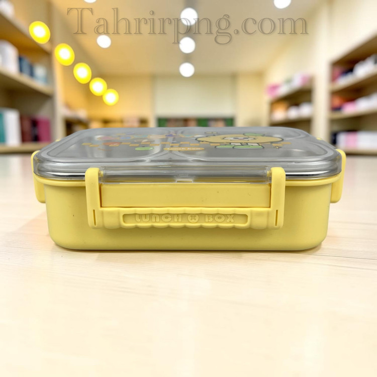 ظرف غذا استیل ۲ خانه واشر دار ۷۷۷۱