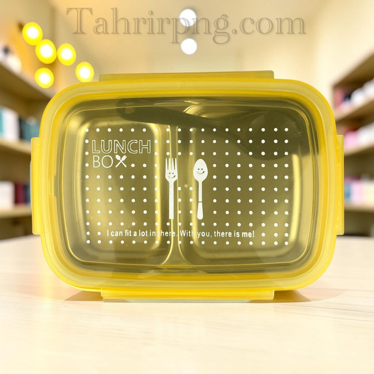 ظرف غذا استیل ۲ خانه واشر دار ۴ قفل