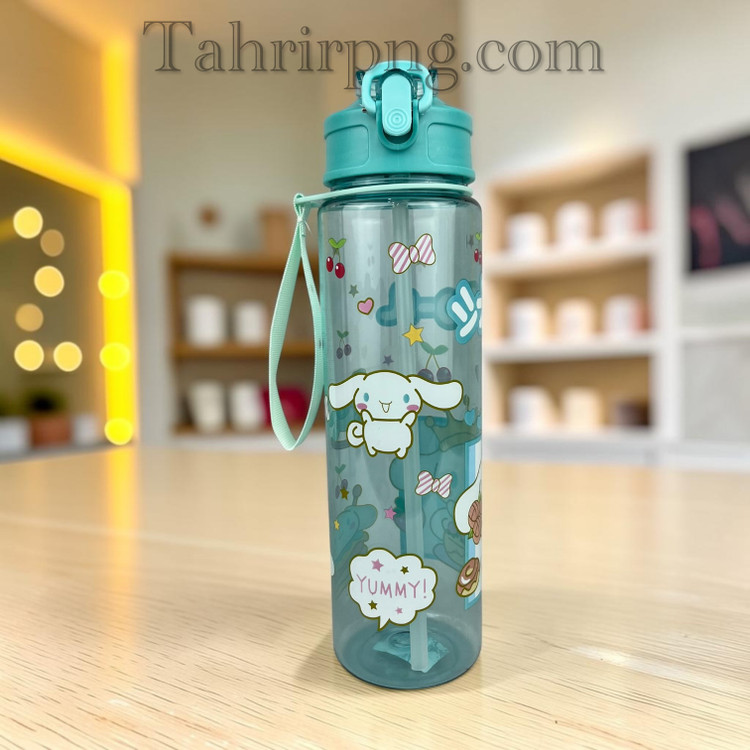 قمقمه درب شیشه ای لبوبو و کرومی