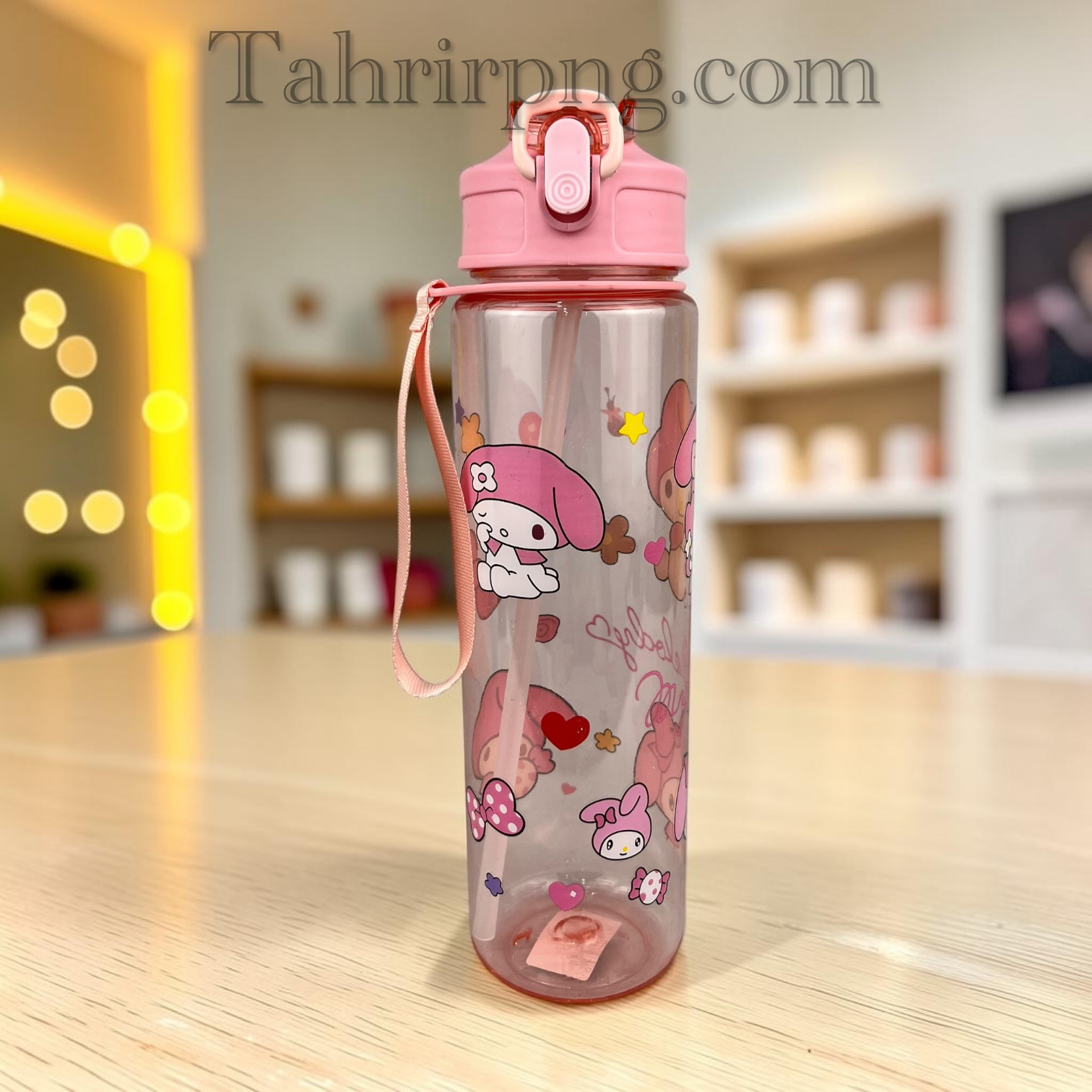 قمقمه درب شیشه ای لبوبو و کرومی