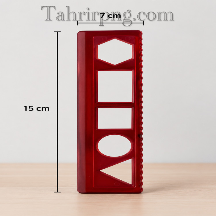 خط کش ژله ای شابلون دار