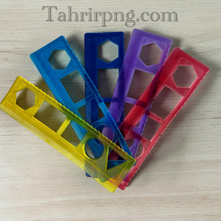 خط کش ژله ای شابلون دار