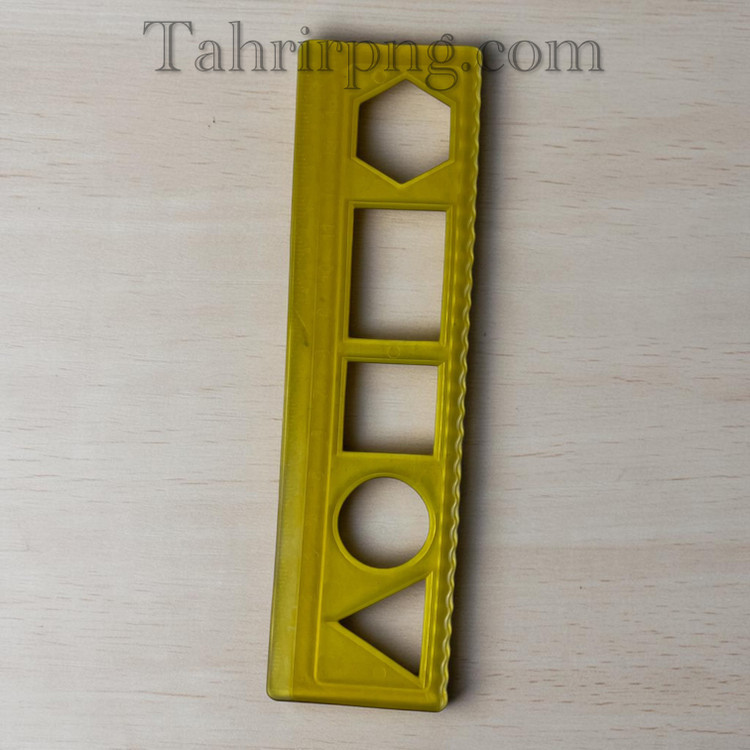 خط کش ژله ای شابلون دار