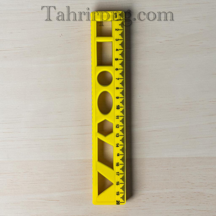 خط کش ژله ای شابلون دار