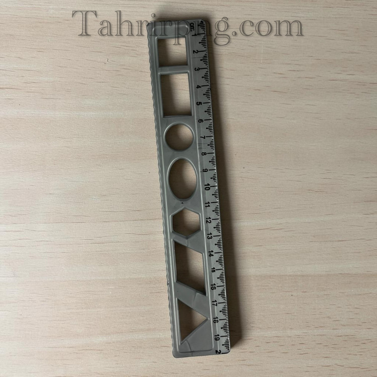 خط کش ژله ای شابلون دار