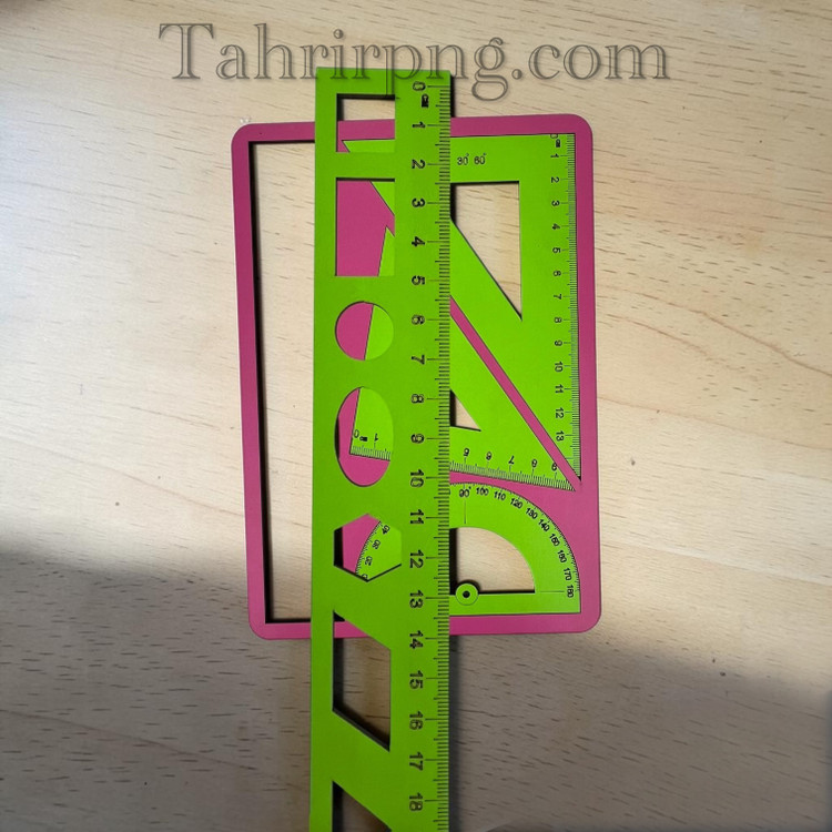 ست گونیا نقاله چوبی