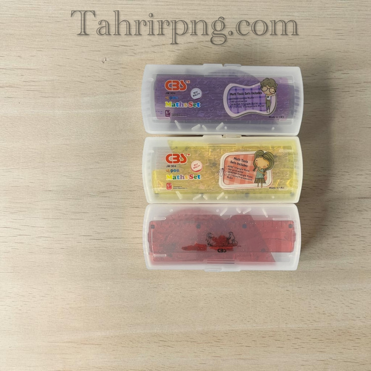 ست خط کش گونیا نقاله ژله ای سی بی اس