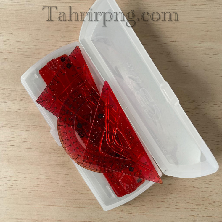 ست خط کش گونیا نقاله ژله ای سی بی اس
