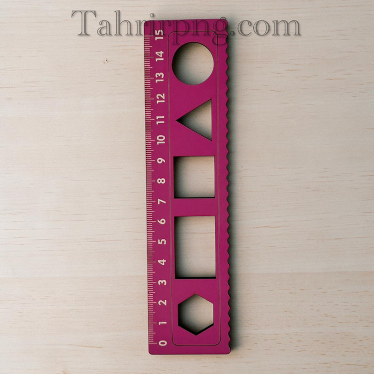 خط کش چوبی شابلونی