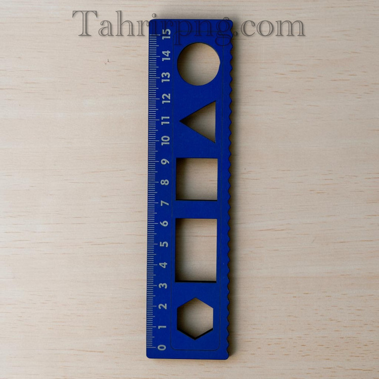 خط کش چوبی شابلونی