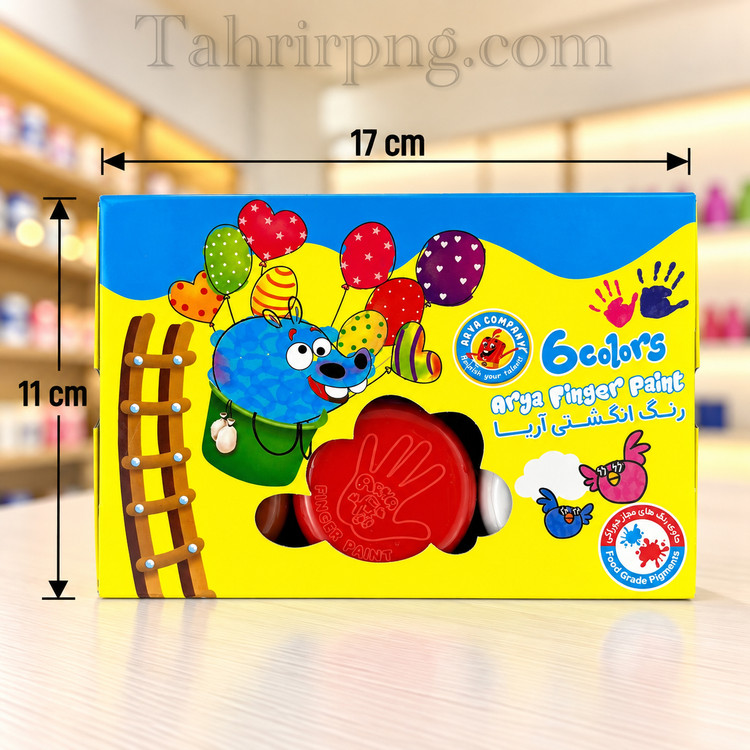 رنگ انگشتی آریا ۶ رنگ