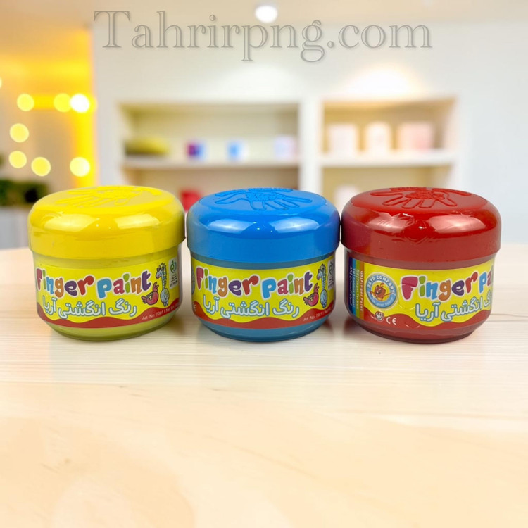 رنگ انگشتی ۳ رنگ آریا