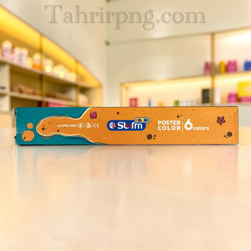 گواش ۶ رنگ ساده استورم