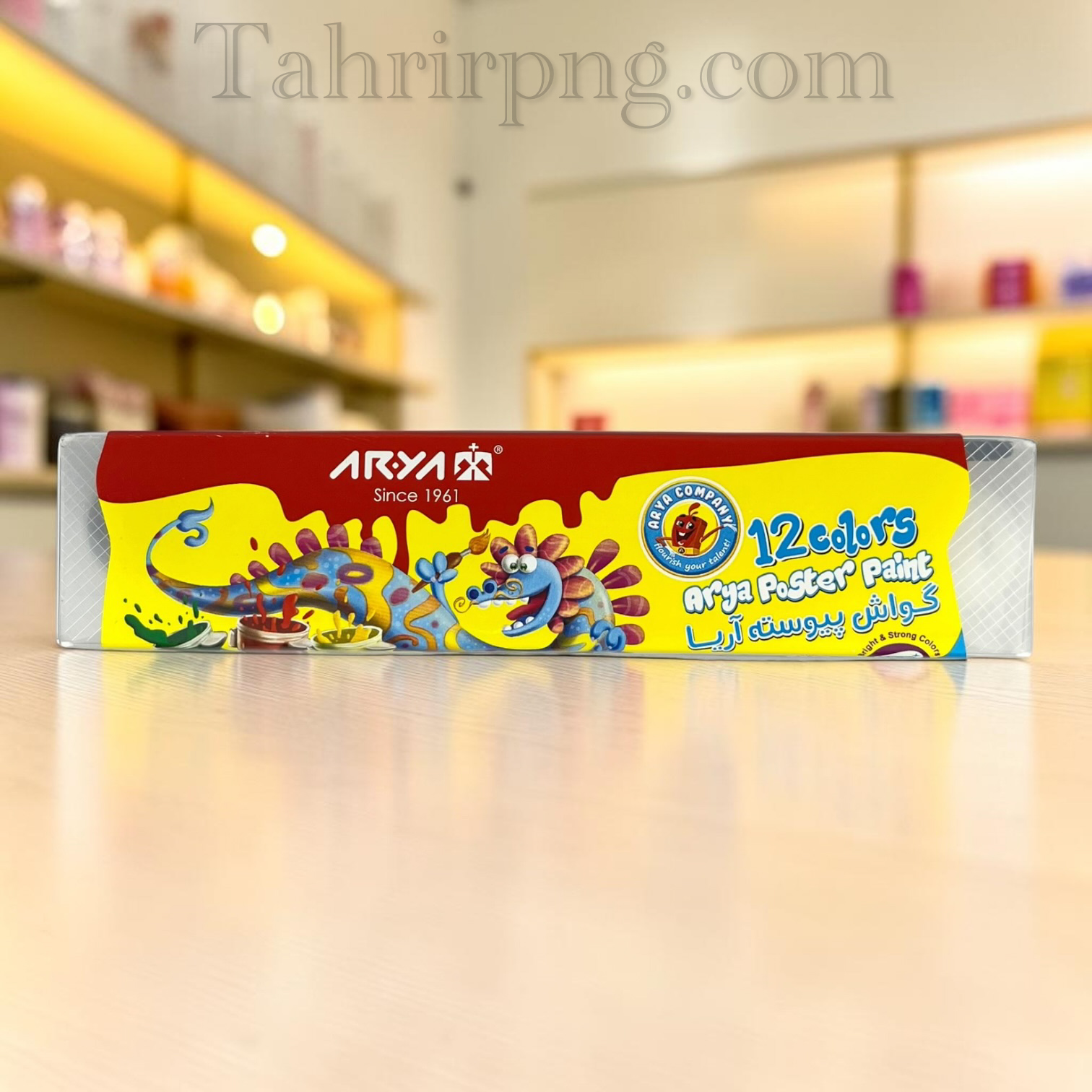 گواش ۱۲ رنگ پیوسته آریا