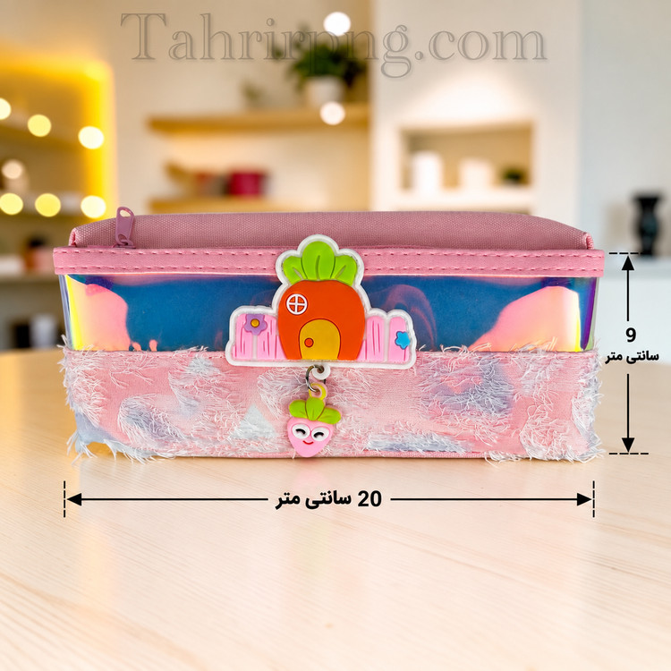 جامدادی هولوگرامی پولیشی ۲ زیپ